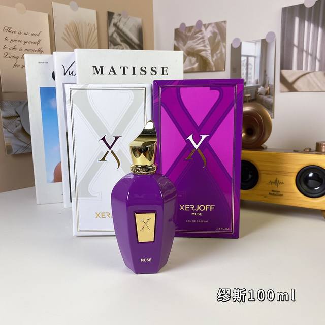 150 希爵夫系列-繆斯100Ml xerjoff Muse, 2019 品牌：希爵夫 属性：中性香 香调：果香西普调 前调：李子皮革白色花系 中调：茉莉印蒿劳