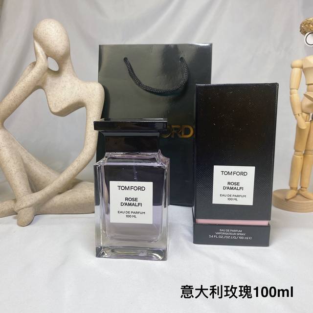 高品质/120 tf意大利玫瑰浓香水100Ml tom Ford欲感玫瑰花园香水 tf2022新香水意大利阿马尔菲露水玫瑰 100Ml rose D'amalf