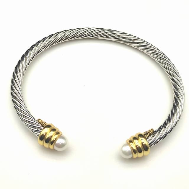 170David Yurman 5Mm金头珍珠手镯.。建议适合佩戴的手围15-20Cm
