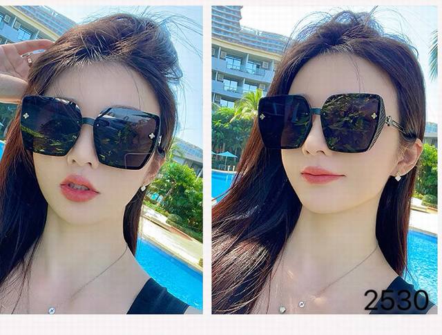 p90Louis Vuitto*2025新款方形大框轻奢风高级感网红女太阳镜时尚潮流遮阳墨镜