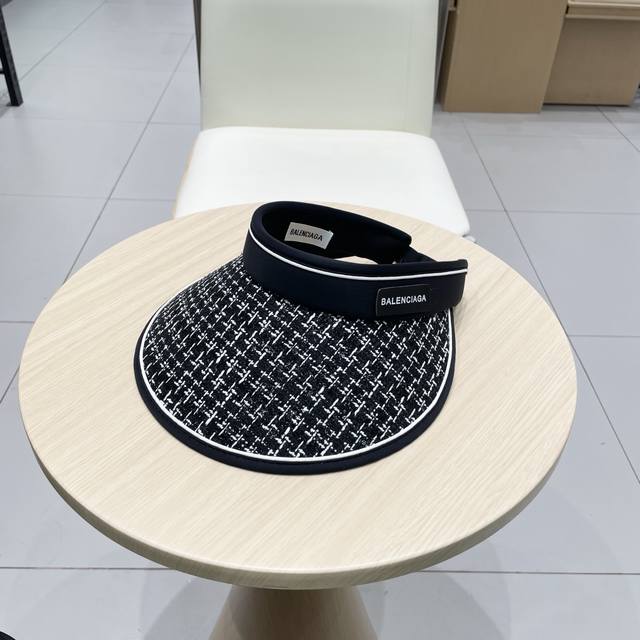 p80 【Balenciaga巴黎世家发箍，遮阳空顶帽