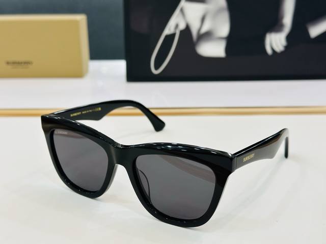 p180 高品质Burberr* 巴家 Be6013 Size：54口18-145 女款太阳眼镜[得意 [愉快] K 意大利进口材料制造