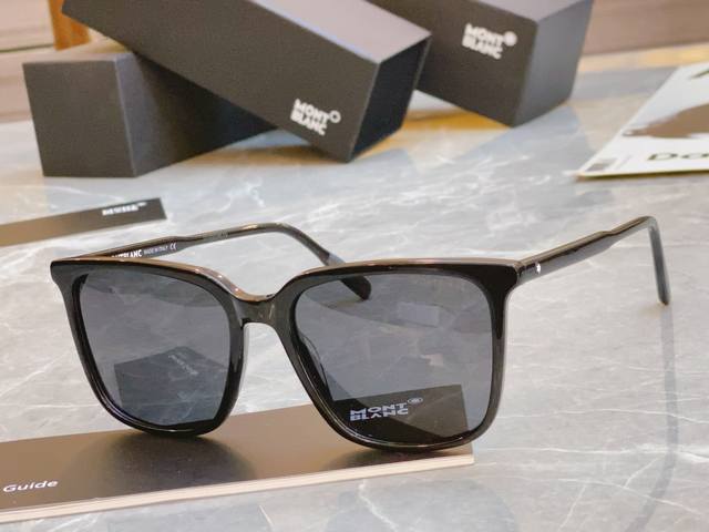p140，【Mont Blan*】万宝*龙新款太阳镜，Model:Mb0084Sk，Size:56口18-145
