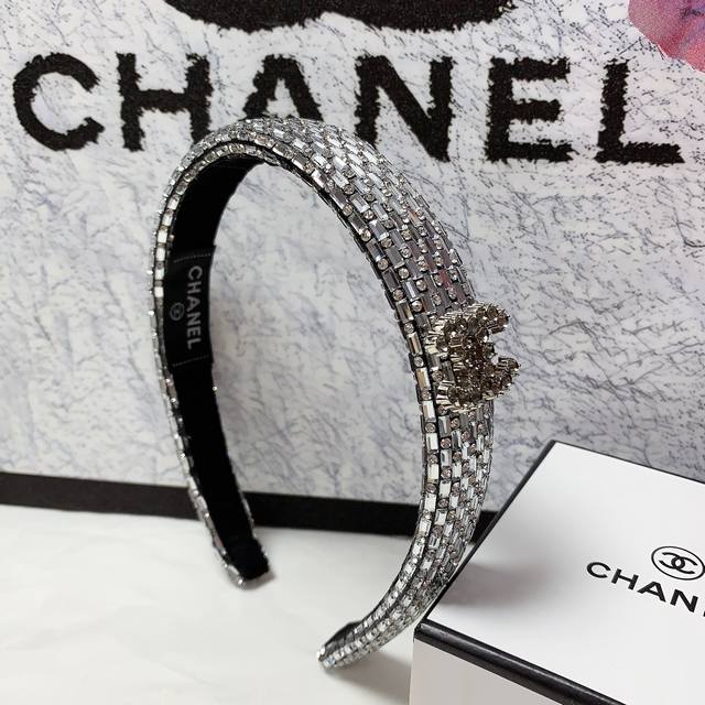 p70 Chanel小香 chanel发箍 满钻 Logo轻奢风发箍气质百搭小仙女必入单品名媛风十足～宝藏款 闭眼入推荐款（单个）