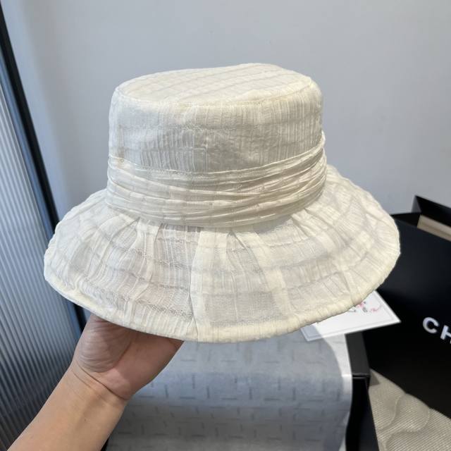 120￥ 西太后真丝款遮阳帽，荷叶边遮阳帽，轻盈透气，高雅女神必备，头围57Cm