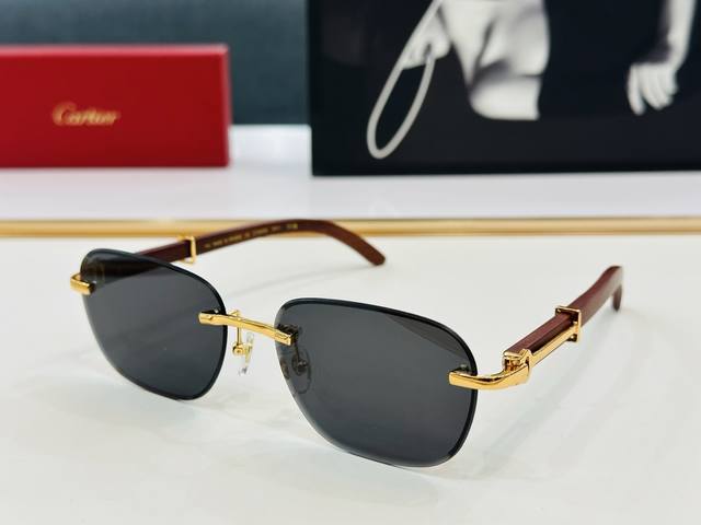 p180 新款 Cartier 卡家 Model: Ct0605S Size：59口18-142 高品质 品牌标志性极强 G开车墨镜