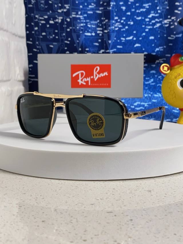 p110 Rayban 雷朋 Rb4413 新款时尚框 炫彩潮款太阳镜 方框，男女通用。Size：58-16-138