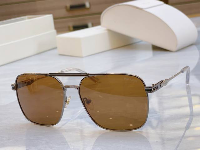 p160，【Prad*】普拉*达新款太阳镜，Model：Pr A92-S，Size：60口15-145