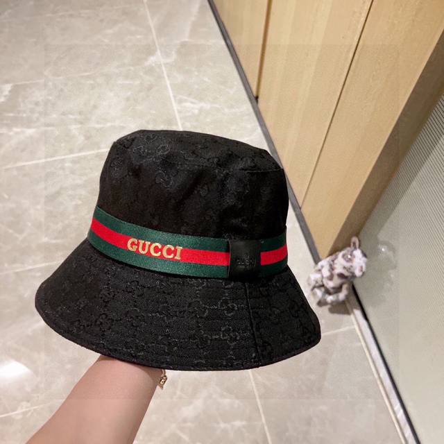 特价P70配防尘袋【Gucci古驰】2025新款大牌专柜款渔夫帽，超好搭配，闭眼入的一款