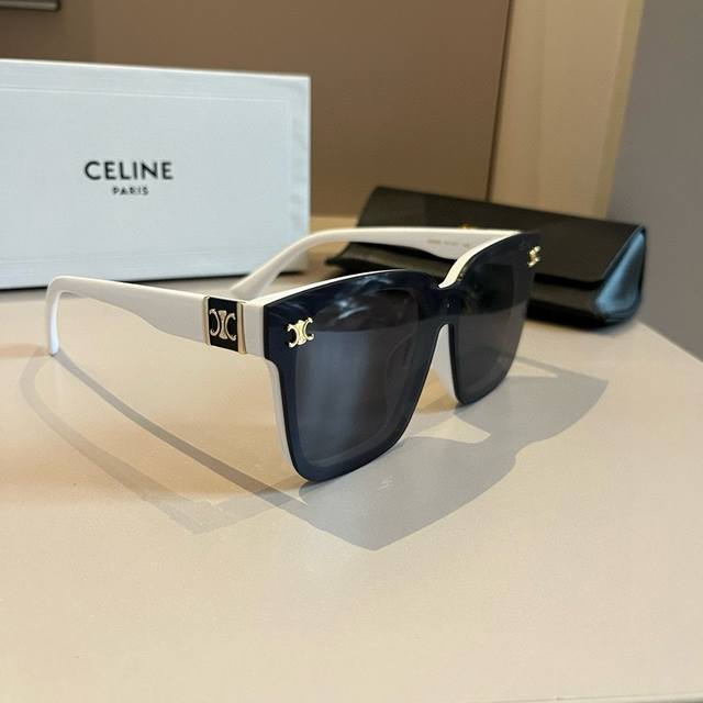 90￥ celine 女款太阳镜，立体感十足. 高清镜片.新颖.质感超好 百搭.简洁.