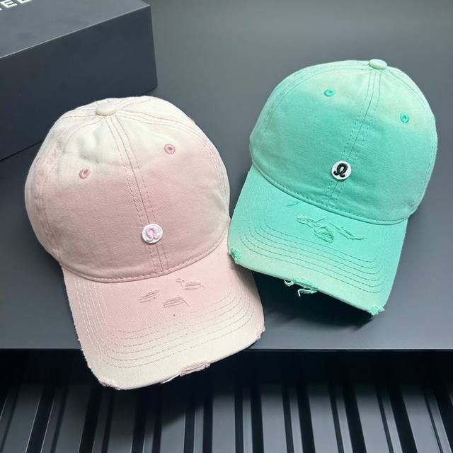 跑量60 lululemon棒球帽 新款渐变色系～ 洋气 高级感十足 帽型正！