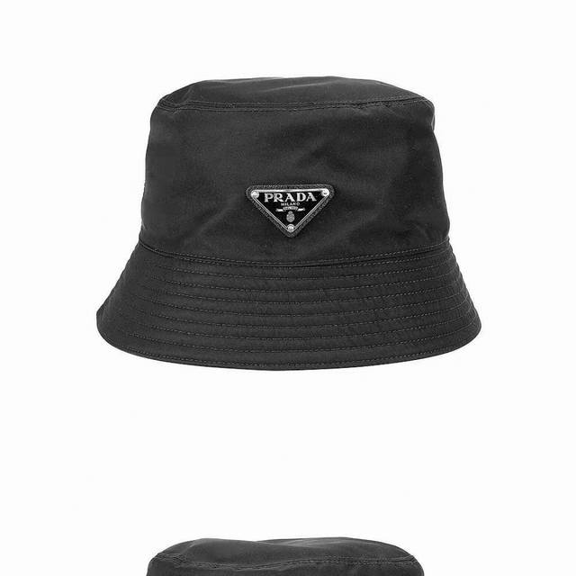 大货特价70￥￥ (特价无让利，现货足) 隔着屏幕都能感受到的好质量！ prada(普拉达)爆版渔夫帽出货！ 配盒子布袋，此款渔夫帽时尚与经典相结合，原厂订制经