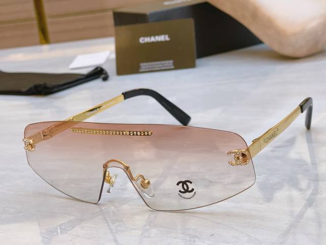 p190，【Chane*】香奈儿新款太阳镜，Model：Ch4267，Size：145口0-145