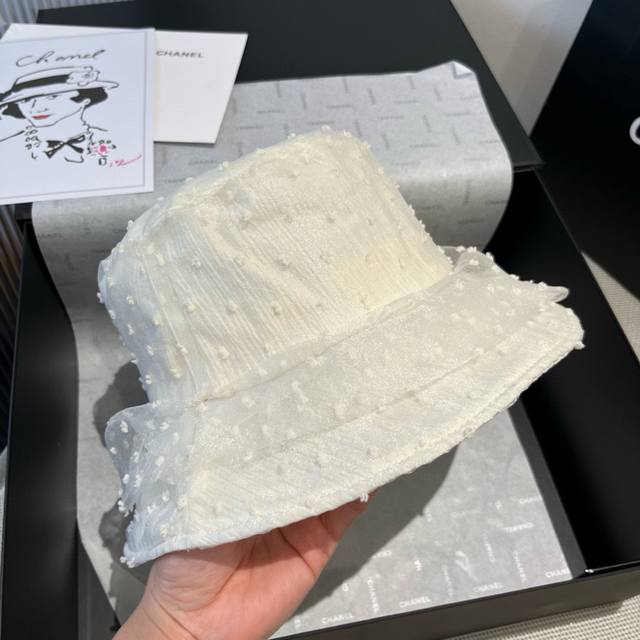 80￥ 西太后网纱渔夫帽，头围57Cm