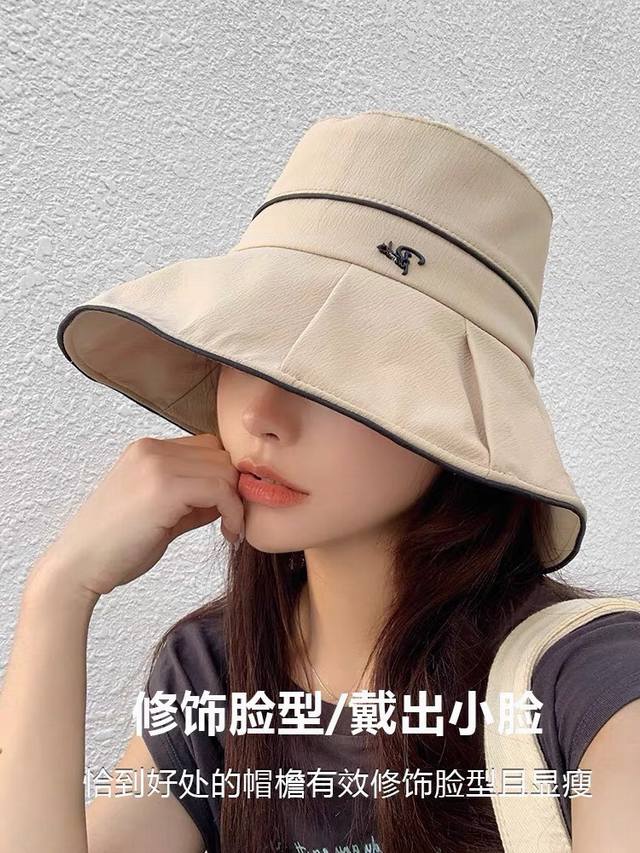 p80 Dior 迪奥 2024新款遮脸盆渔夫帽， 精致純也格调很有感觉，很酷很时尚，质量超赞
