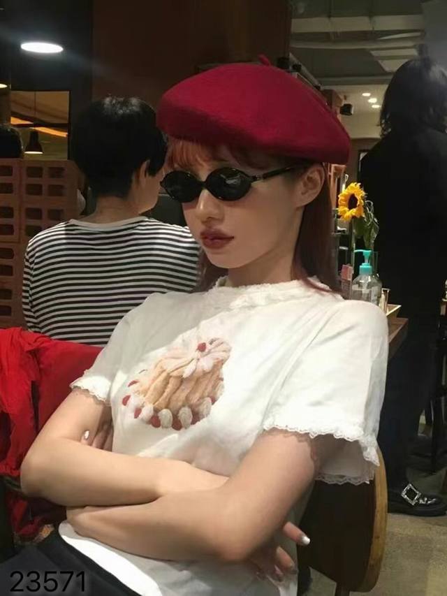 p90Miumi*张元英同款眼镜2025新款墨镜女小圆框Ins高级感复古街拍潮太阳镜