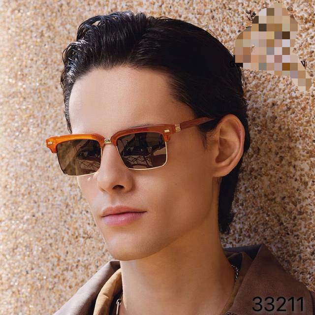 p120Miumi*2025新款方形眉毛架张元英墨镜复古时尚女太阳眼镜防紫外线可配度数