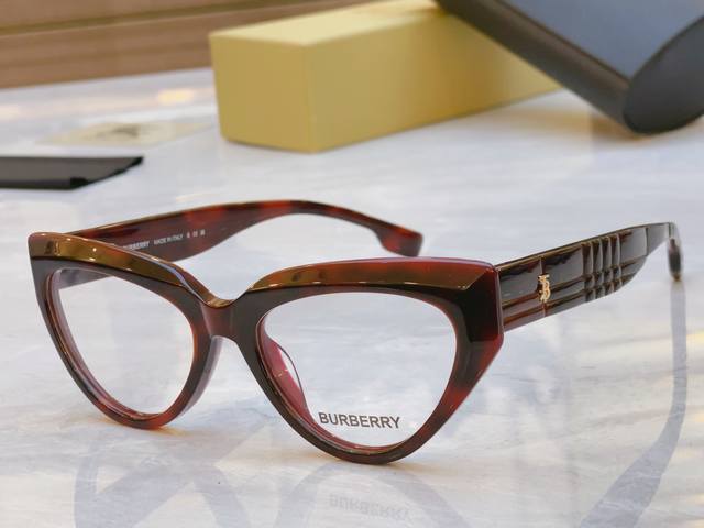 p120，【Burberr*】巴宝*莉新款光学架。Model：B2399，Size：53口19-145