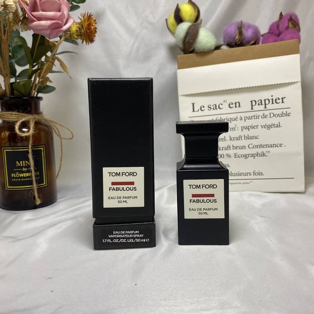 高端品质 Tom Ford 汤姆福特Tf限量香水Fucking Fabulous法布勒斯 真他妈Tm棒50Ml，香调:皮革调属性:中性香分类:Edp 浓香水前调
