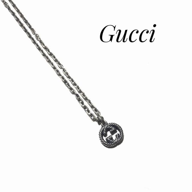 Gucci Interlocking系列 互扣式双G项链 一致正品版本 原版开模做工如图 与原版毫无差别
