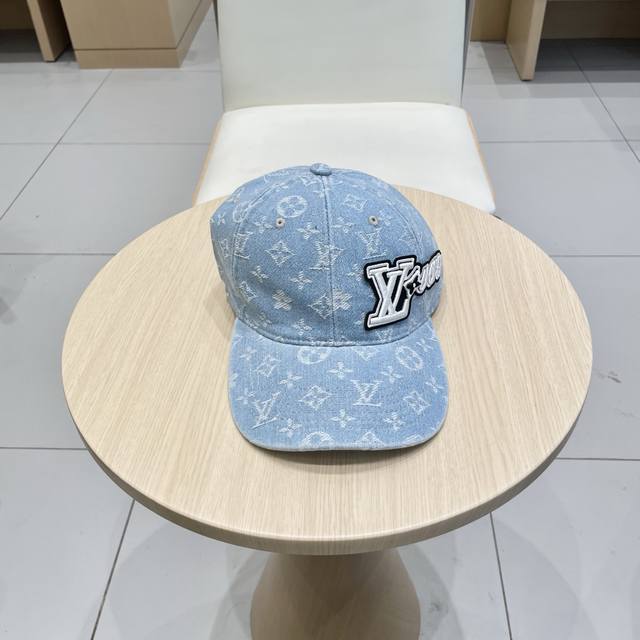 Lv路易威登牛仔棒球帽 轻盈透气。完美版型，对格精准无误，男女适用