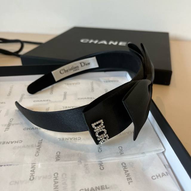 P Dior迪奥新款蝴蝶结发箍