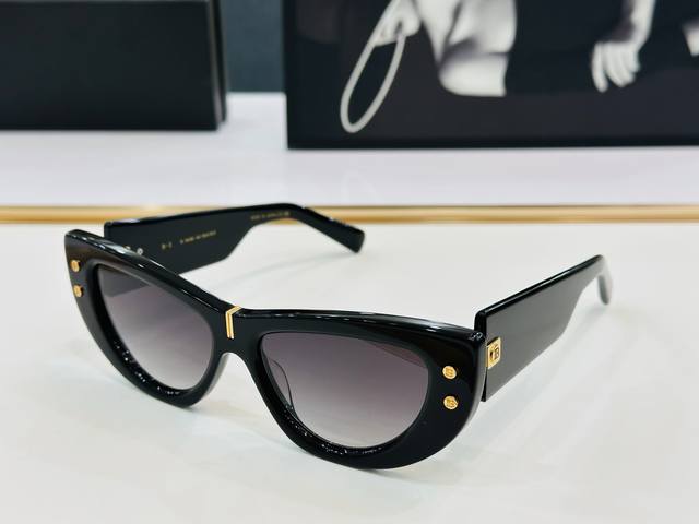 Balmain巴尔曼男女款太阳镜 内镀蓝膜 Size：55口16-145 标志独特 Bm高品质