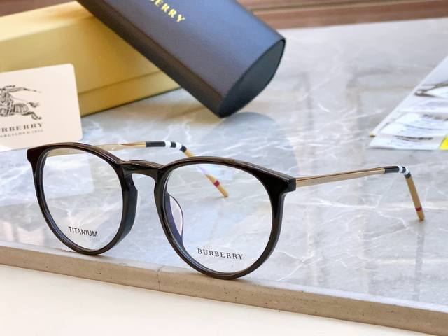 Burberr* 巴宝*莉新款光学钛架，Model：Be2285，Size：51口20-145