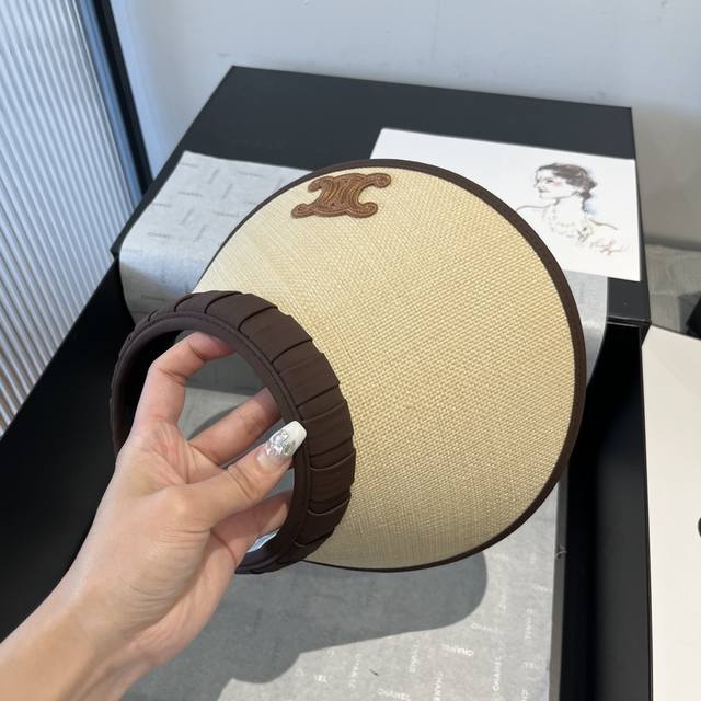 P Celine新款发箍遮阳帽