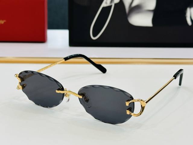 原版Cartie* 卡家 官网经典款 太阳镜 Ct0599S Size：56口17-142 电镀工艺精湛大牌品 X戴起来气质十足！
