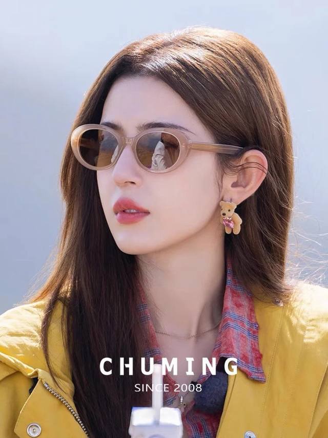 Chane*刘烨同款猫眼复古墨镜旅游度假凹造型百搭太阳镜Ins风花儿与少年