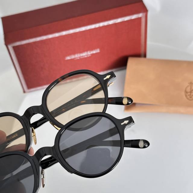 圆型Jacques Marie Mage 日本手工眼镜 Model：Ciark Size:45-22