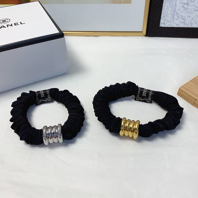 宝格丽发圈 新款Logo皮筋发圈气质百搭小仙女必入单品 宝藏款 闭眼入推荐款 单个