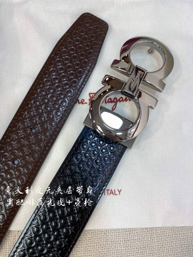 ferragamo菲拉格慕 Nfc芯片扫码款 正品尺寸3.5Cm意大利原厂皮