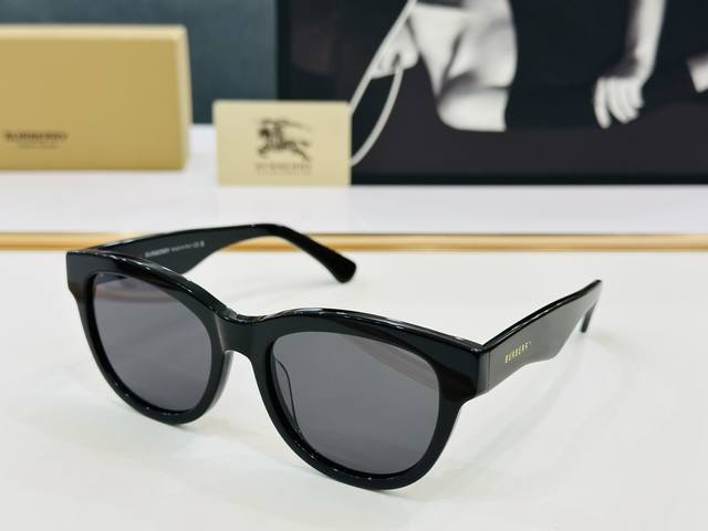 高品质Burberr* 巴家 Be4432U Size：54口19-145 女款太阳眼镜 L高品质 特色镜腿