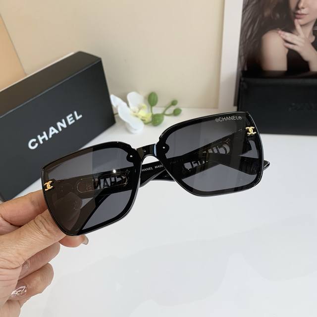 Chanel 香奈儿网红爆款太阳镜 欧美时尚方框眼镜 出行遮阳防紫外线墨镜！