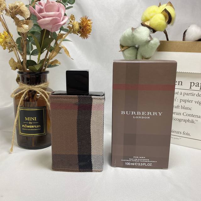 专柜品质 Burberry博柏利London伦敦男士淡香水经典烟草男士100Ml