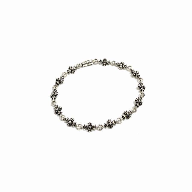 Chrome Hearts克罗心 Tinye 细十字 十字花手链