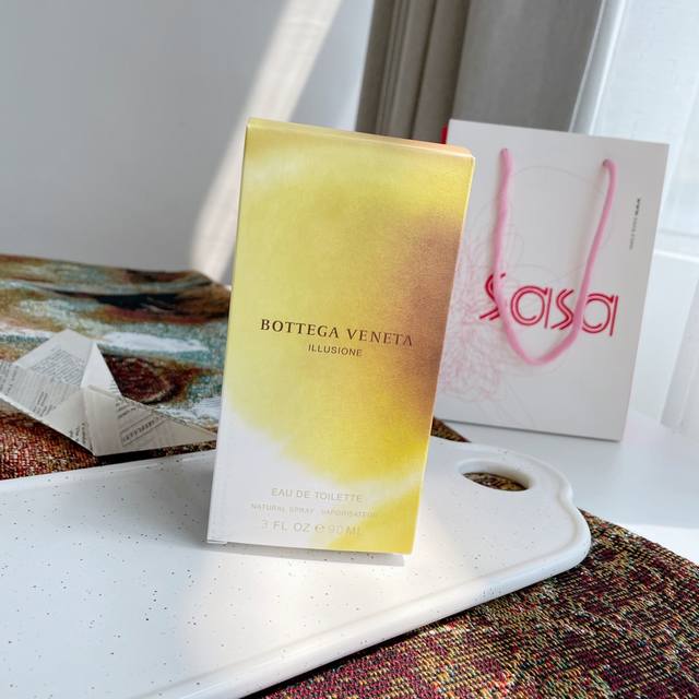 专柜品质 Bottega Veneta Illusione 新款幻境男士香水90Ml宝缇嘉 Illusione For Him 幻境少年 Edt前调：柠檬 苦橙