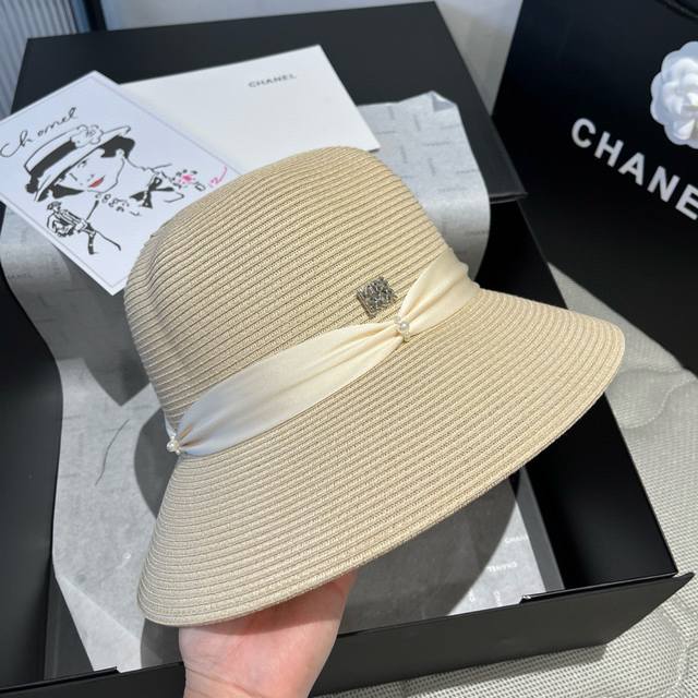 dior迪奥新款盆帽，Pp草帽，盆帽，头围57Cm