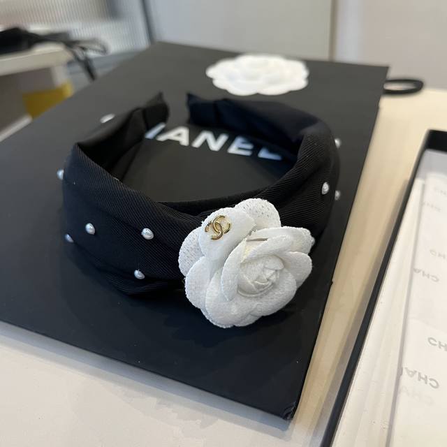 chanel香奈儿山茶花发箍，原单品质