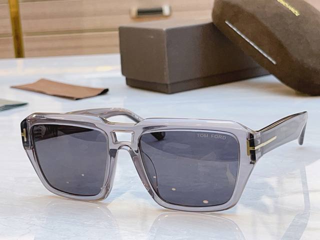 tom For* 汤姆*福特新款太阳镜，Model：Ft1202，Size：56口19-140