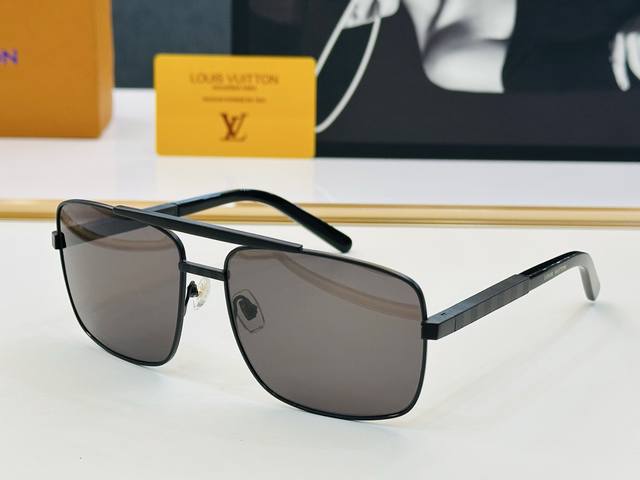 louis Vuitto*路易家 Z0259U 金属框架 方形款男款墨镜 Size: 59口16-140质感十足 C精工制作