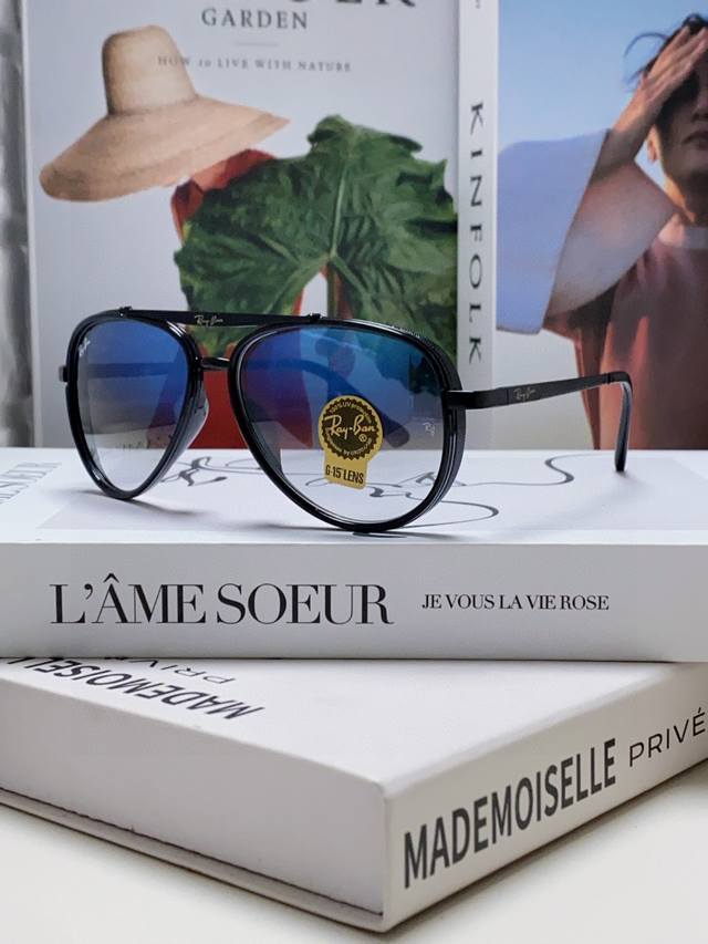 rayban 雷朋 Rb4414 新款时尚框 炫彩潮款太阳镜，男女通用。Size：68-14-135