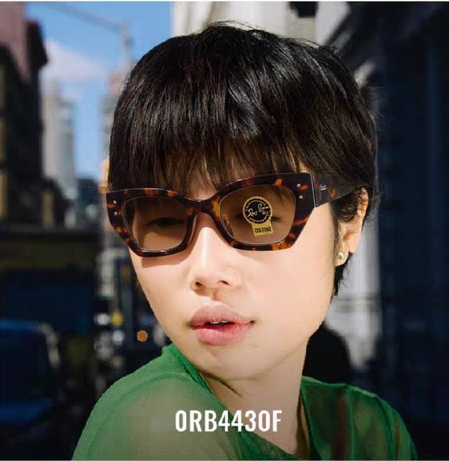rayban雷朋异形板材太阳镜眼镜男女同款款墨镜 Rb4430 Size:52口22-145