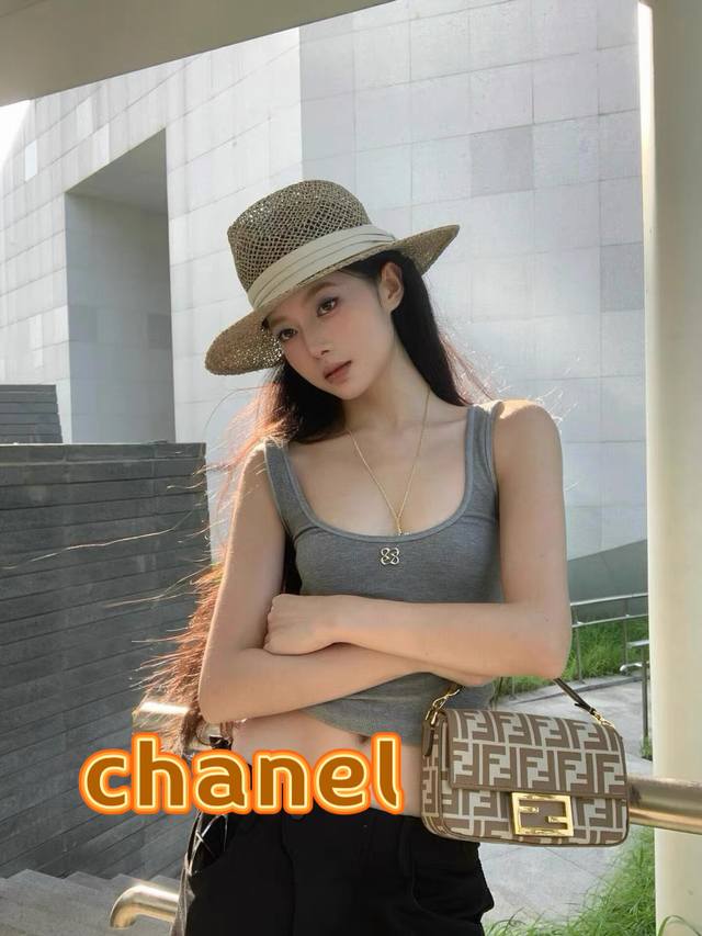 chanel香奈儿春夏新款大牌刺绣棒球帽，新款出货，大牌款超好搭配，赶紧入手！