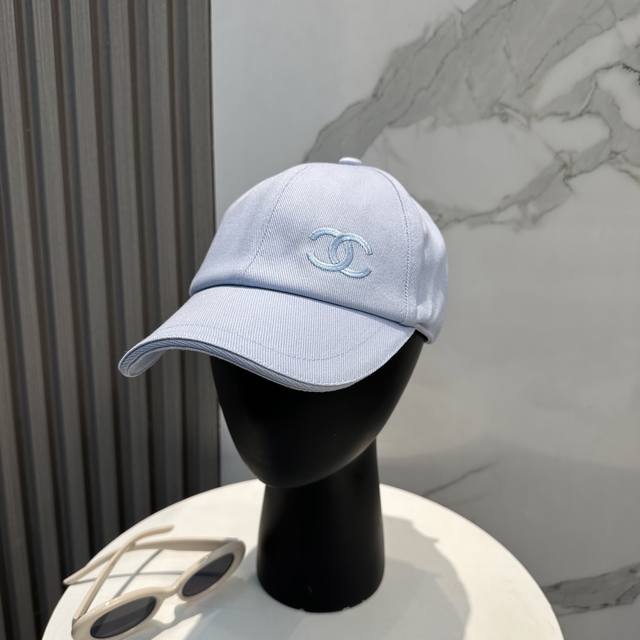 chanel香奈儿 新款简约刺绣Logo棒球帽新款出货，大牌款超好搭配，赶紧入手