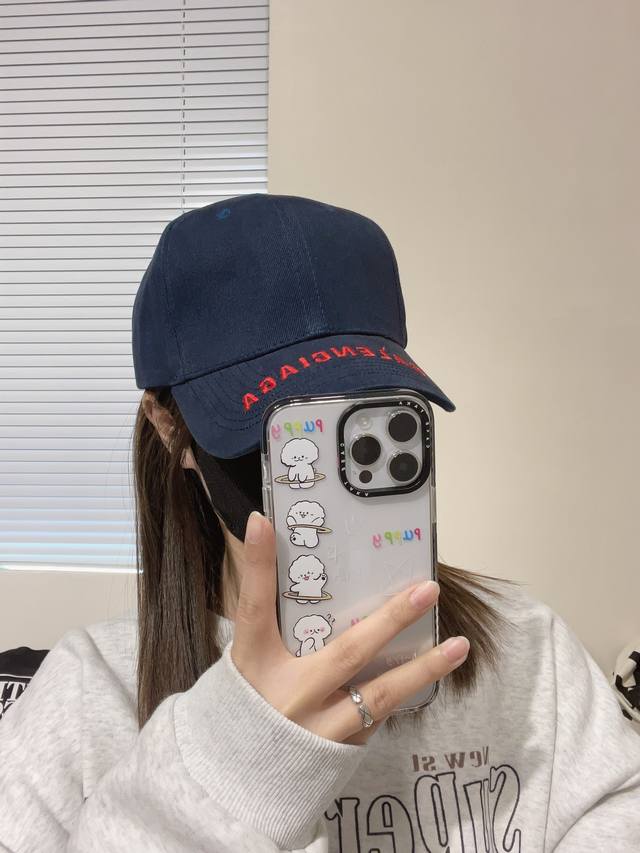 巴黎世家Balenciaga刺绣原单棒球帽质量非常棒休闲时尚百搭款男女同款！