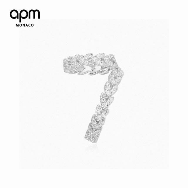 apmmonaco麦穗耳夹 925纯银 专柜版 独特风格 精选原版进口材质电镀厚金 代购级别 原版一比一定制P单只