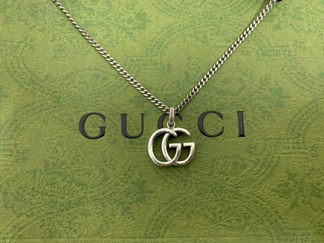 gucci古驰 双G项链 时尚百搭 长度：55-65厘米 编号：D0741324